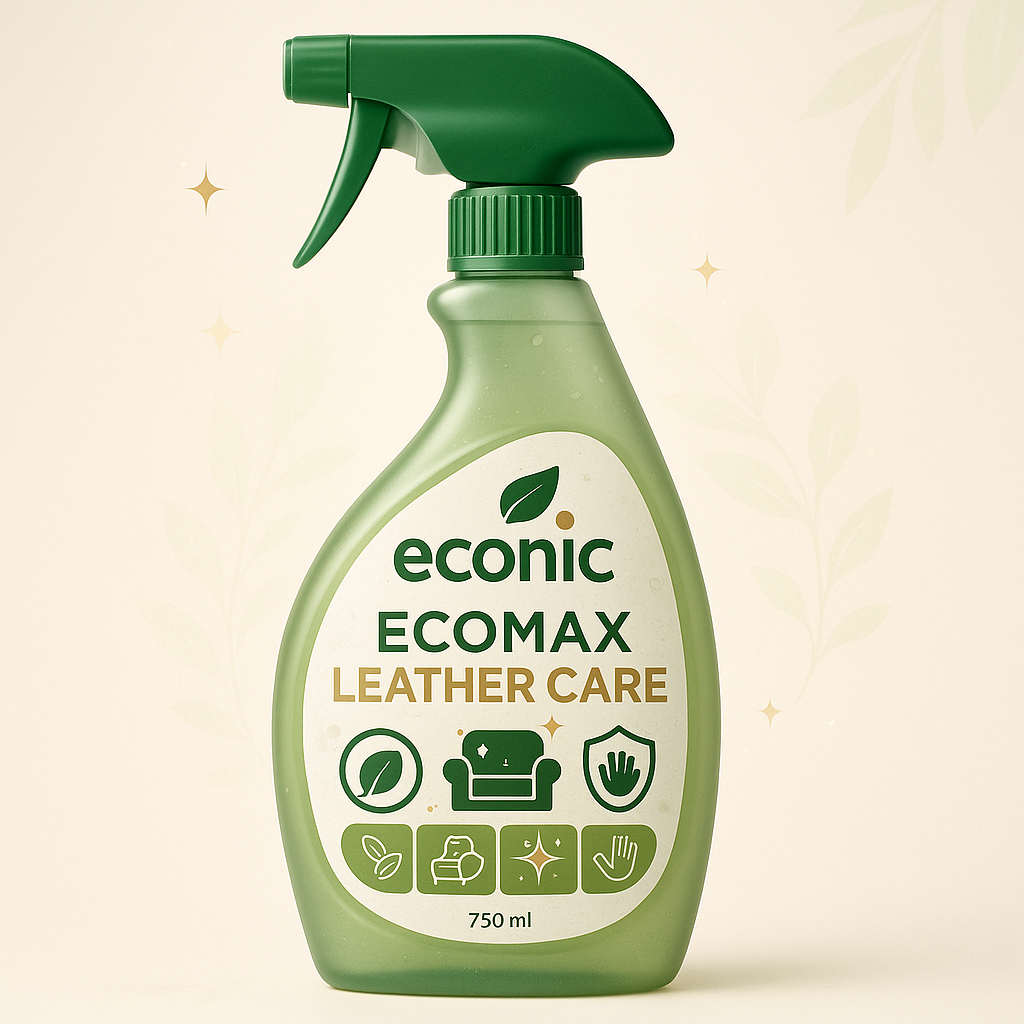 ספריי לניקוי ושימור עור של econic – EcoMax Leather Care