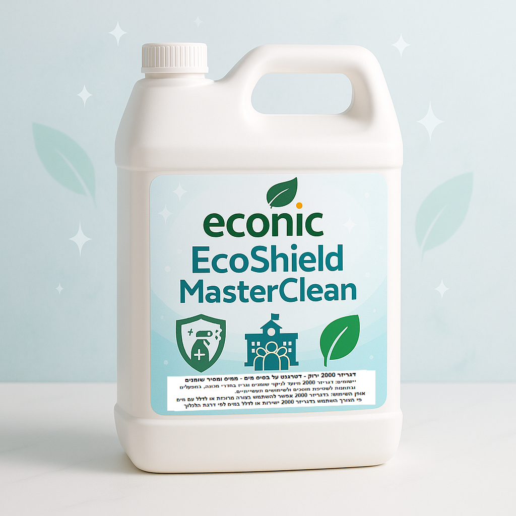 מחטא מקצועי ירוק של econic – EcoShield MasterClean