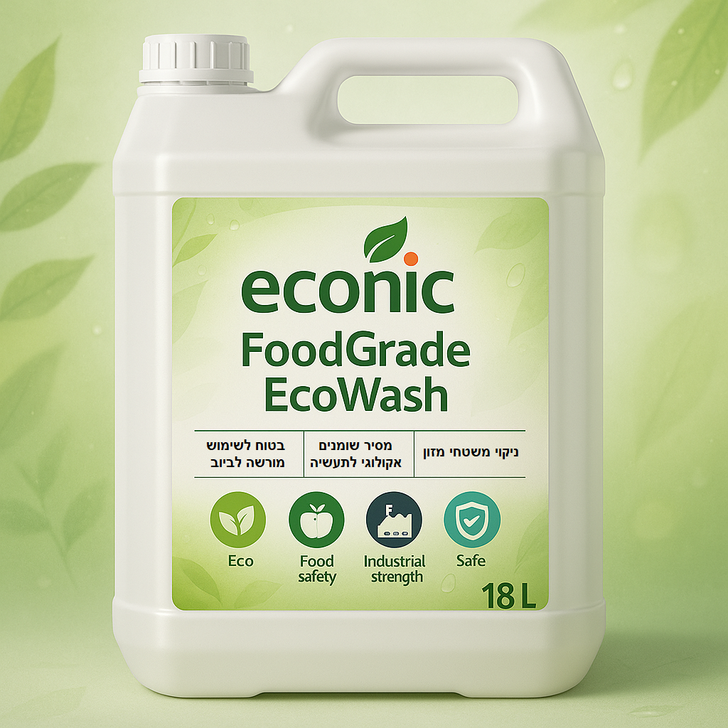 מנקה אקולוגי למשטחי מזון ומטבח של econic – FoodGrade EcoWash
