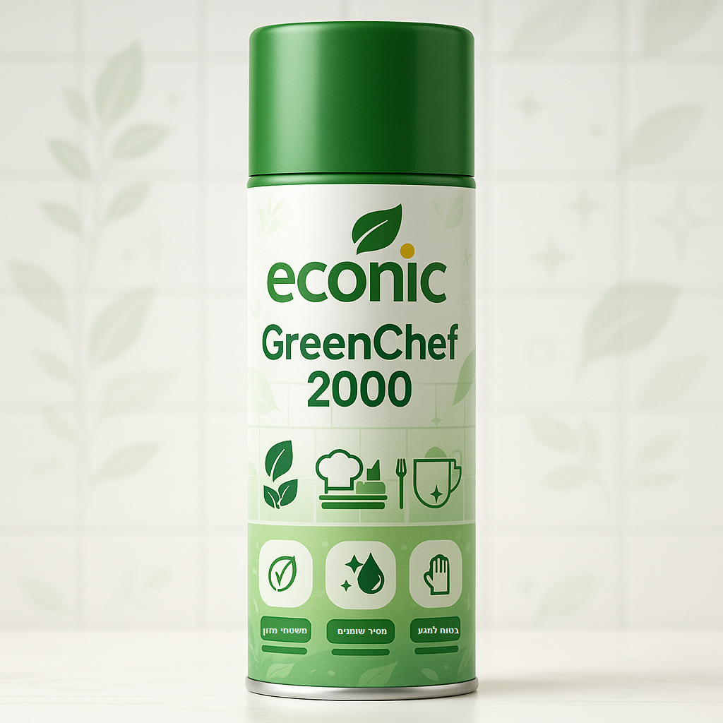 ספריי מסיר שומנים למטבח מקצועי של econic – GreenChef 2000